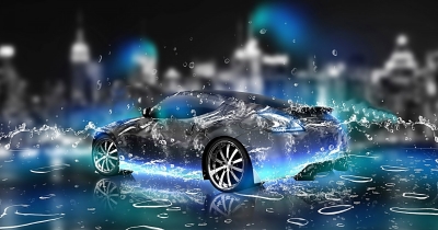 3D Super Sports Car Wallpaper