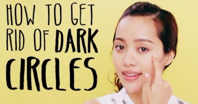 Get rid of dark circles by simple method!