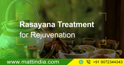 Rasayana Treatment (rejuvenation) is the part of Ayurvedic's